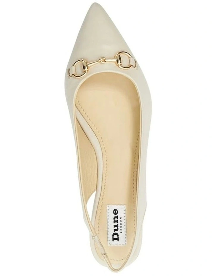 Honour Flat Ballet in Ivory image 4