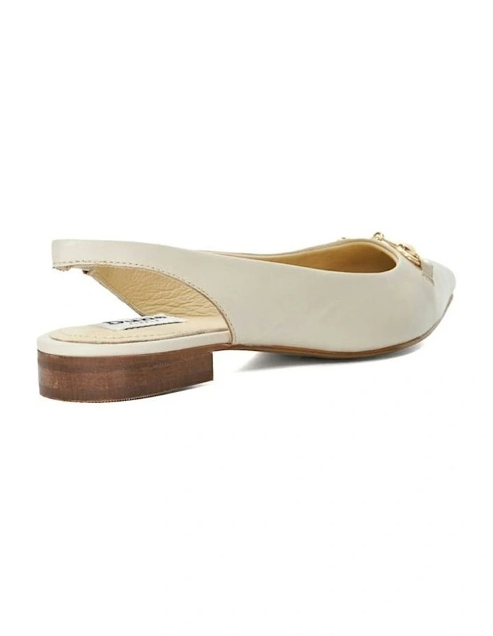 Honour Flat Ballet in Ivory image 5