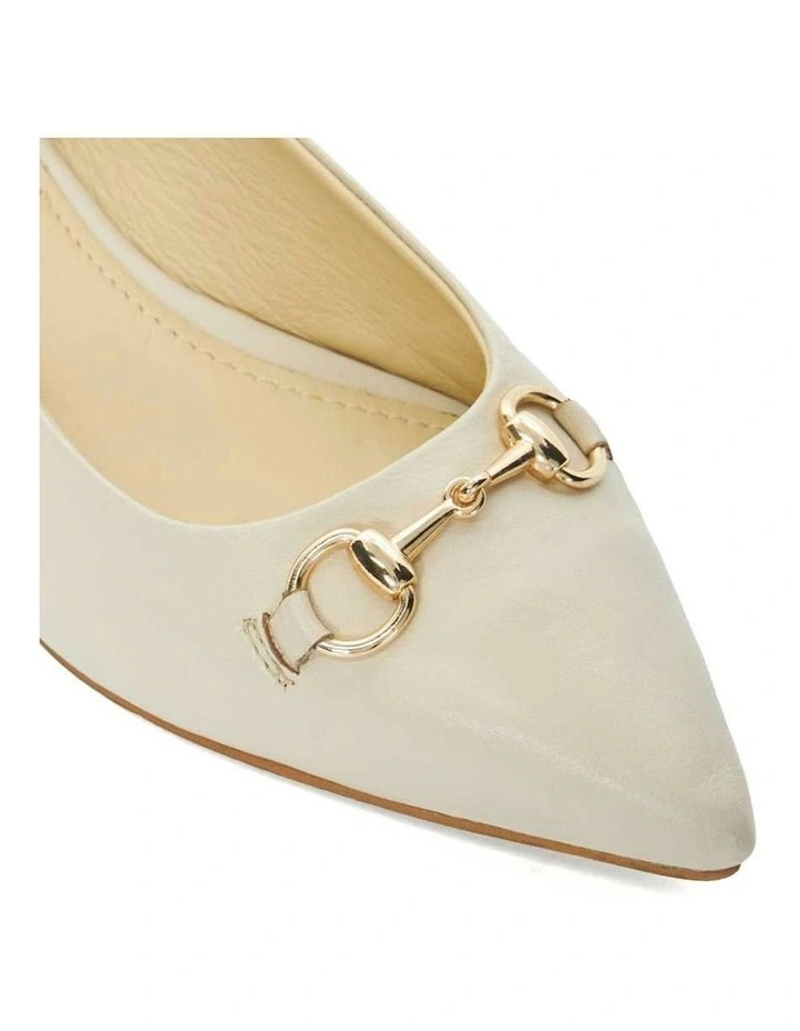Honour Flat Ballet in Ivory image 6