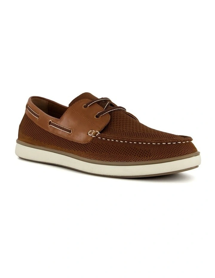 Blaim Boat Shoe In Tan image 2