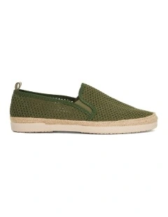 Fisherr Espadrilles In Khaki