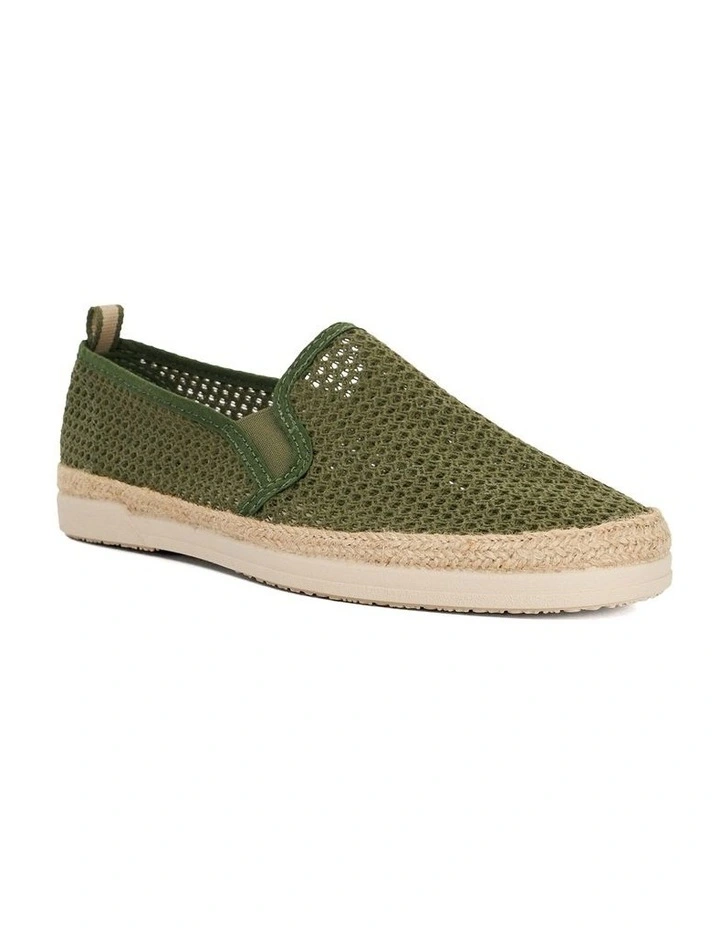 Fisherr Espadrilles In Khaki image 2