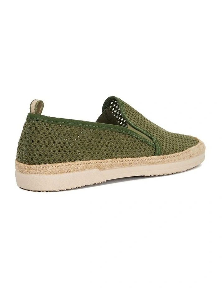 Fisherr Espadrilles In Khaki image 4