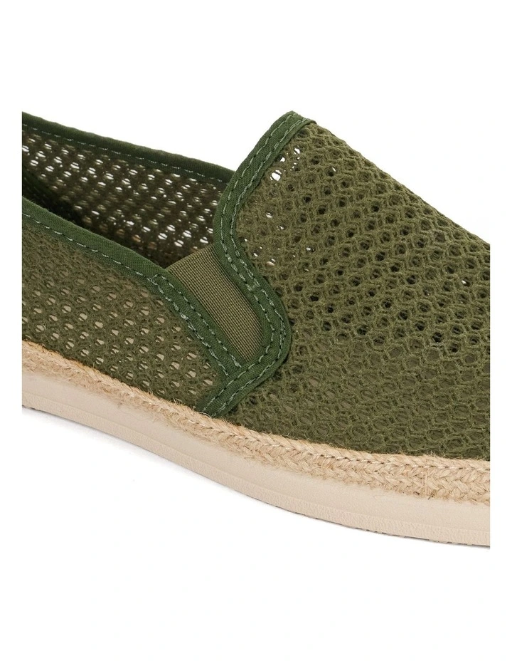 Fisherr Espadrilles In Khaki image 5