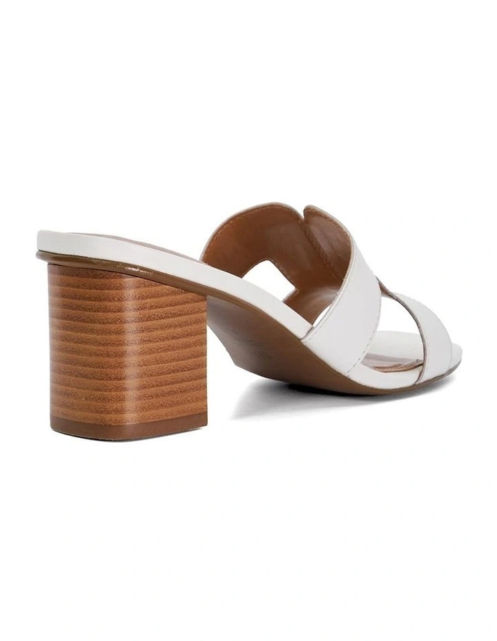 Jupe Sandal in White image 4