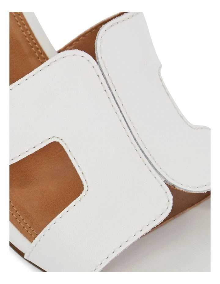 Jupe Sandal in White image 5