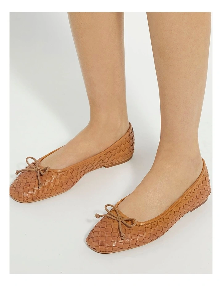 Heat Ballet Flat in Tan image 2