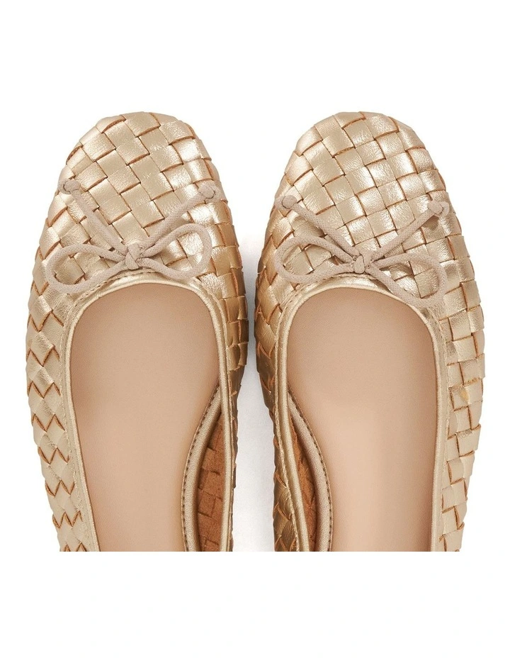 Heat Ballet Flat in Gold image 6