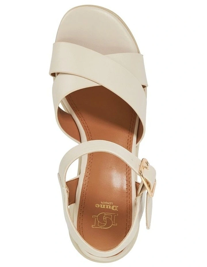 Jolanda Heeled Sandal in Ecru image 3