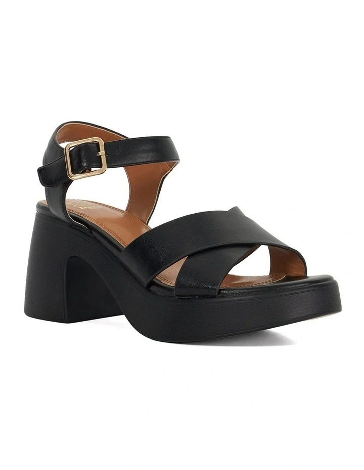 Jolanda Heeled Sandal in Black image 2