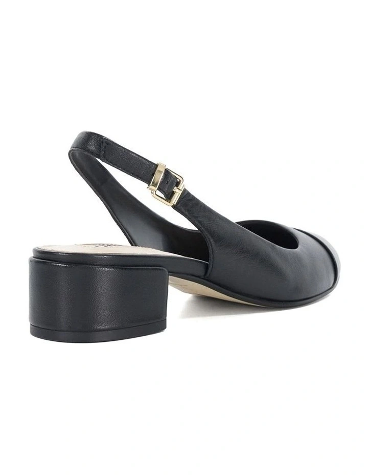 Casing Low Block Heel In Black image 5
