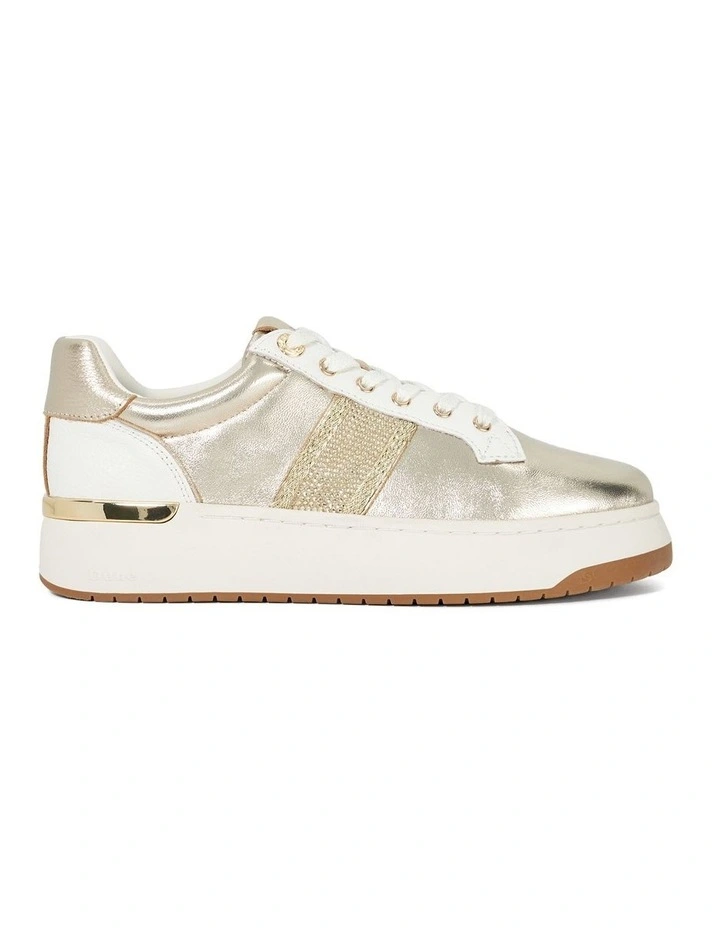 Emeelia Sneaker In Gold image 1