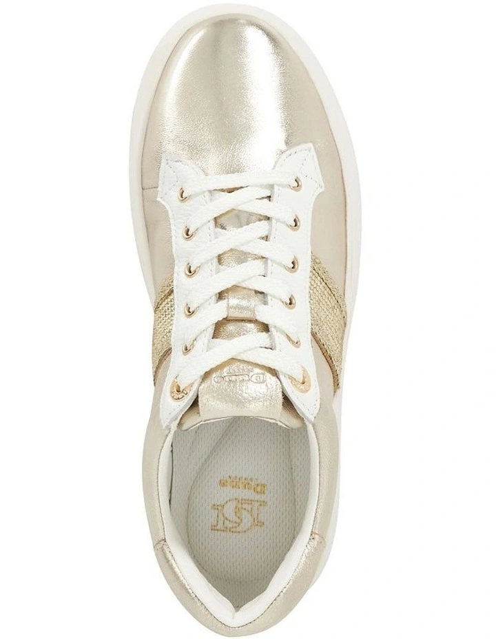 Emeelia Sneaker In Gold image 4