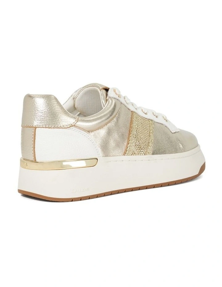 Emeelia Sneaker In Gold image 5