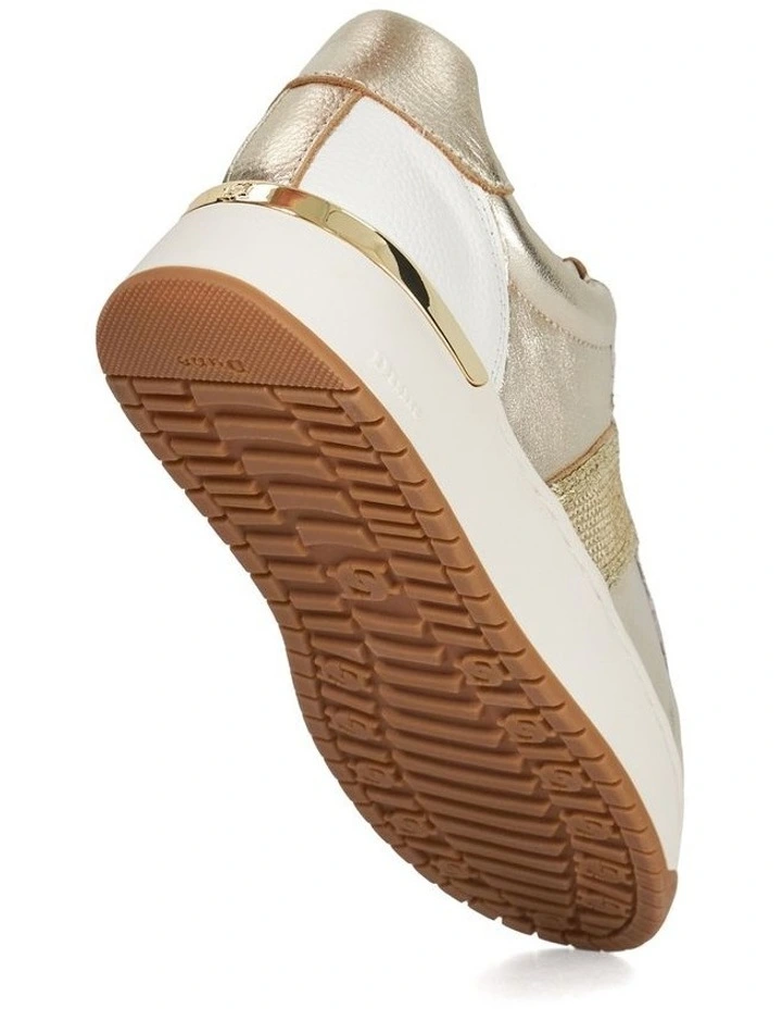 Emeelia Sneaker In Gold image 6