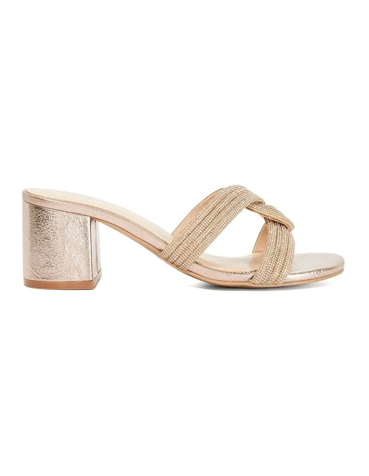 Movey Heeled Sandal in Rose image 1