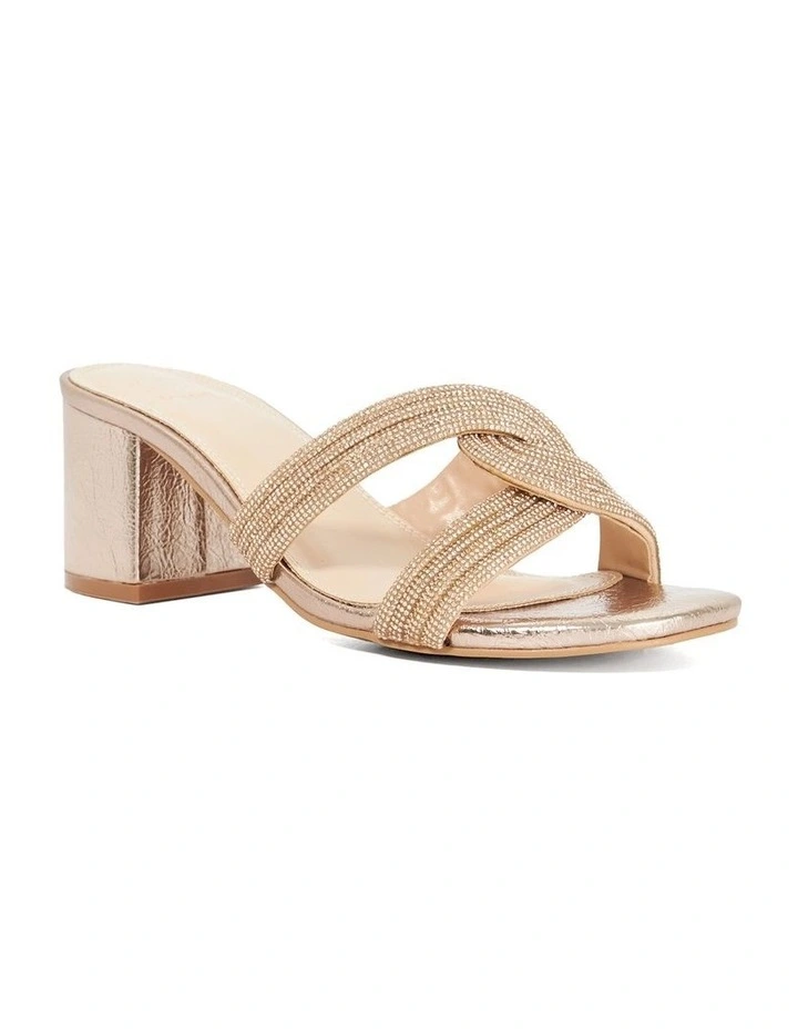 Movey Heeled Sandal in Rose image 2