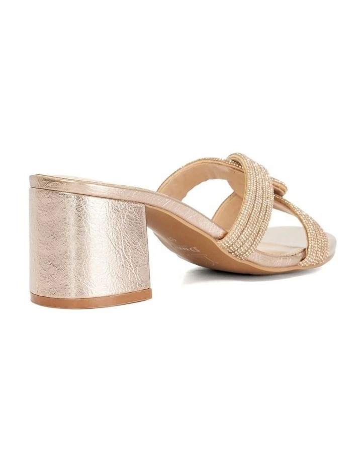 Movey Heeled Sandal in Rose image 4