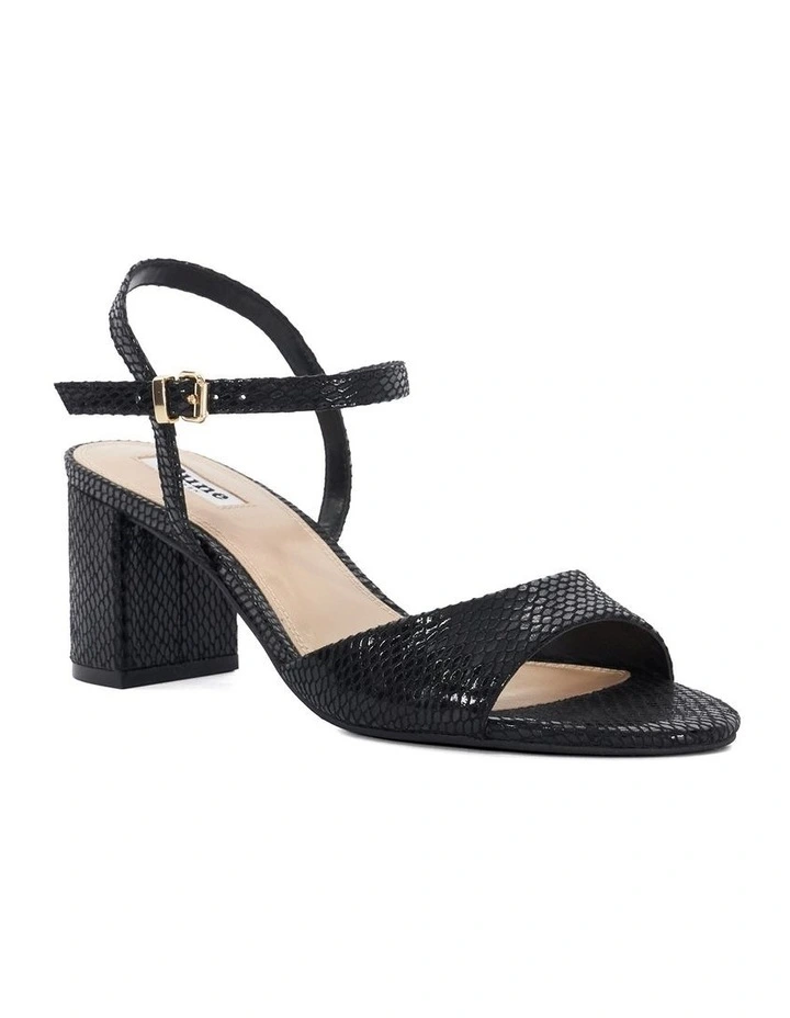 Maizel Heeled Sandal in Black image 2