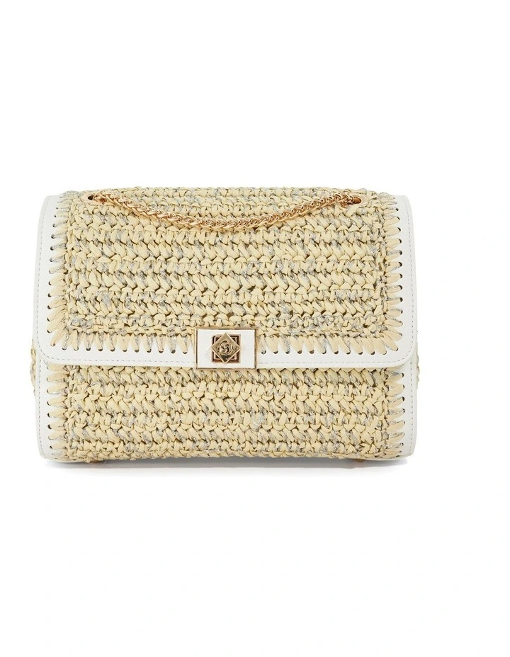 Delphinium Clutch In White image 1