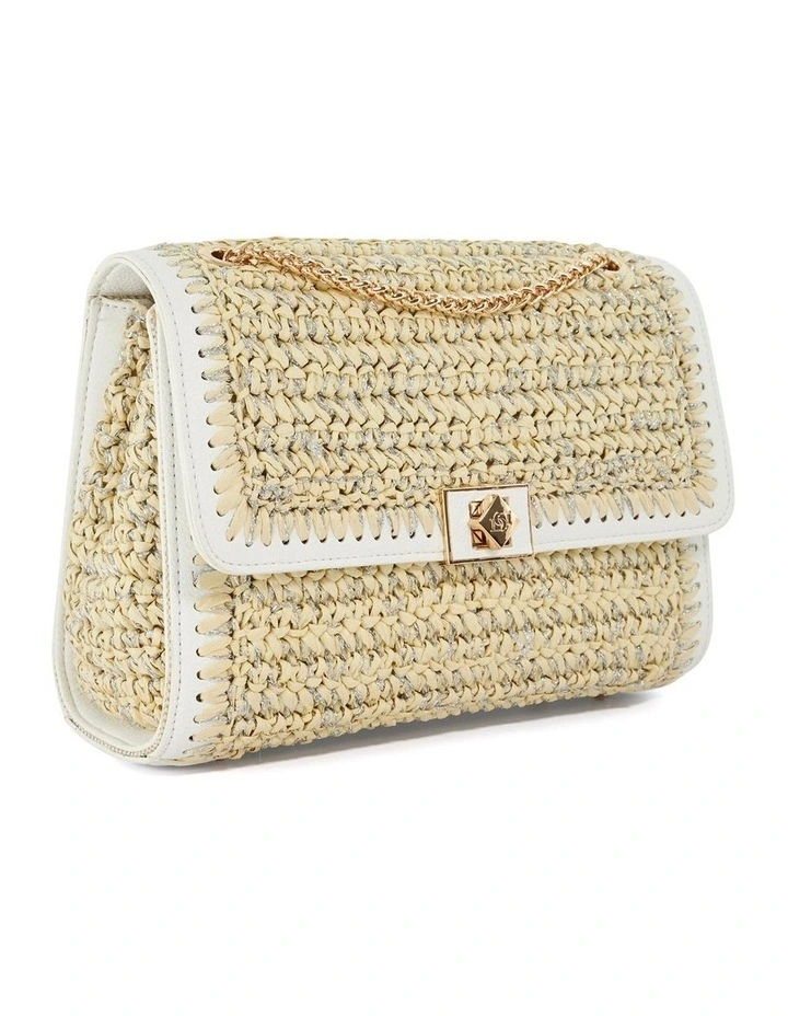 Delphinium Clutch In White image 3