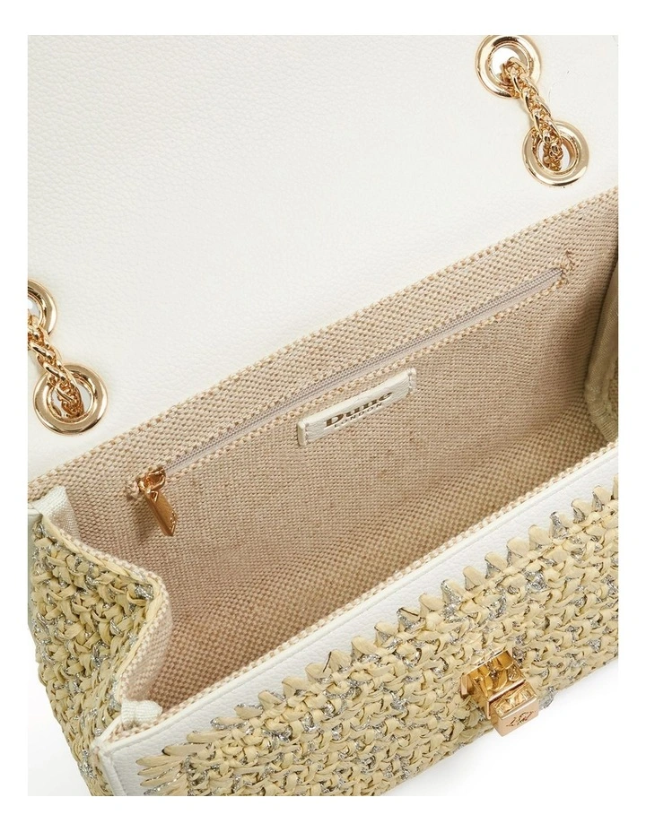 Delphinium Clutch In White image 4