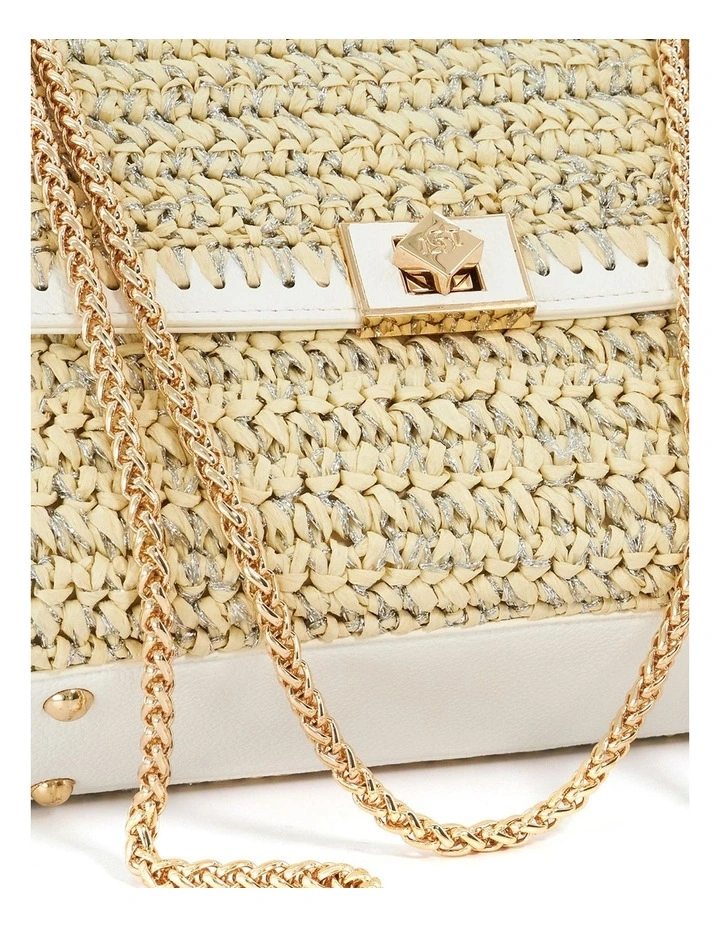 Delphinium Clutch In White image 6
