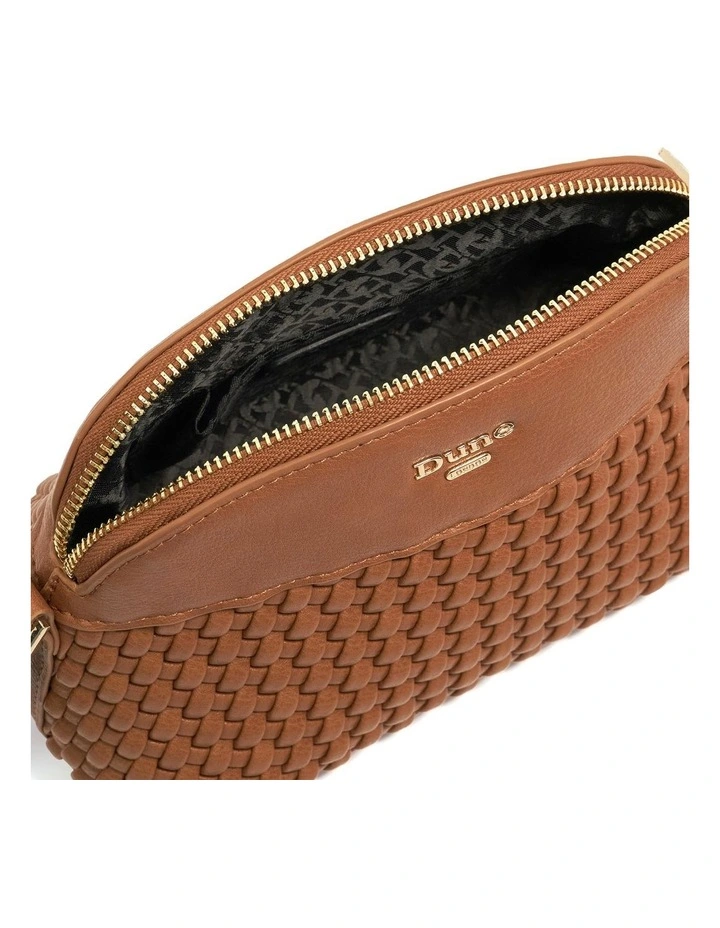 Distinct Crossbody Bag in Tan image 4