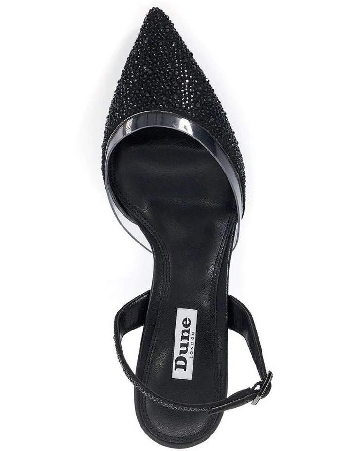 Cassidy Slingback in Black image 3