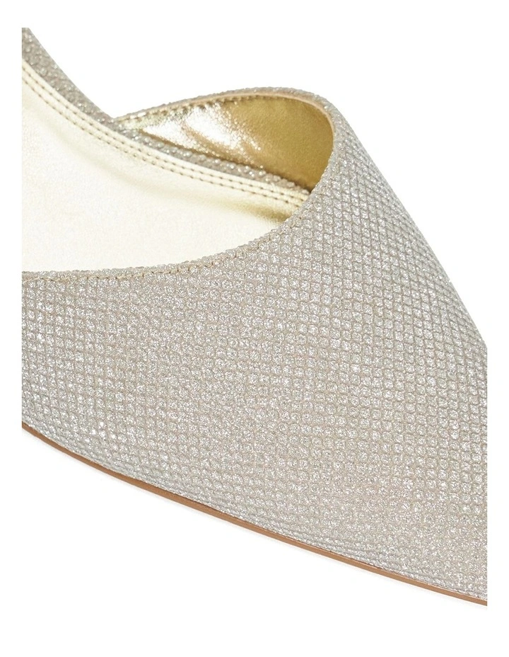 Harlem Slingback Flat in Gold image 6