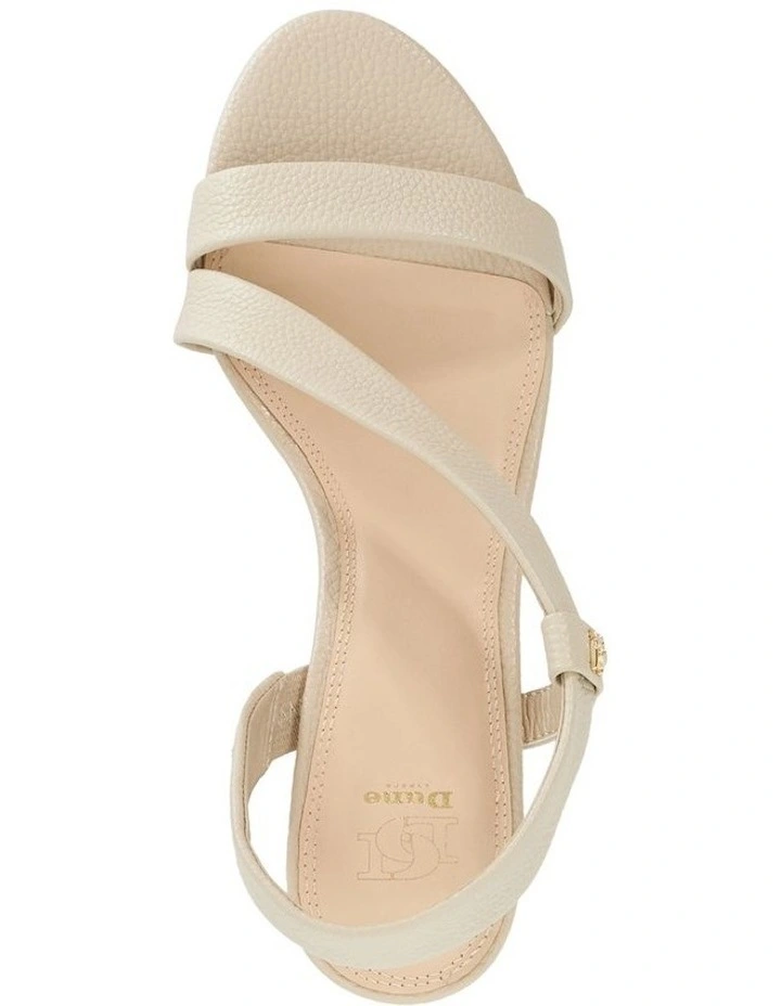 Jestered Heeled Sandal in Ecru image 3