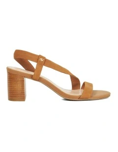 Jesterd Heeled Sandal in Tan