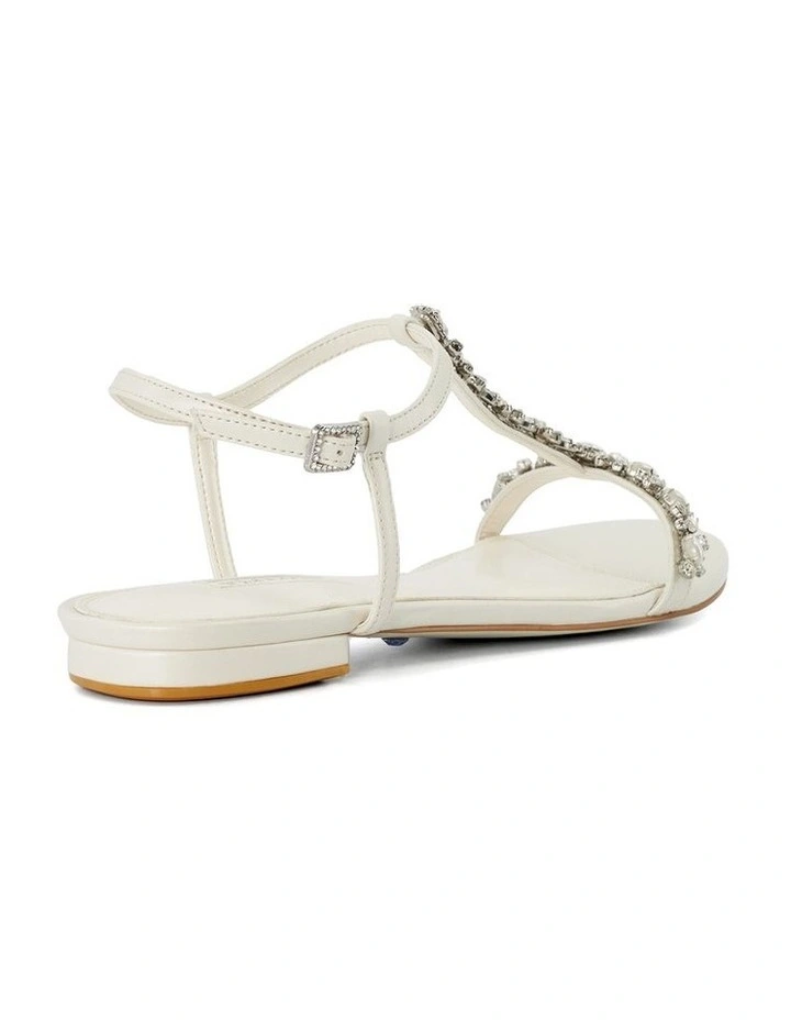Nuptuals Bridal Flat in Ivory image 5