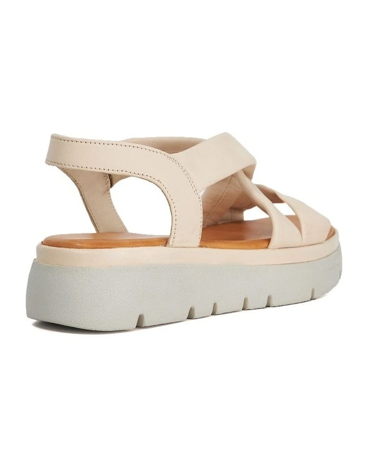 Lounge Flatform Sandals in Ecru image 4