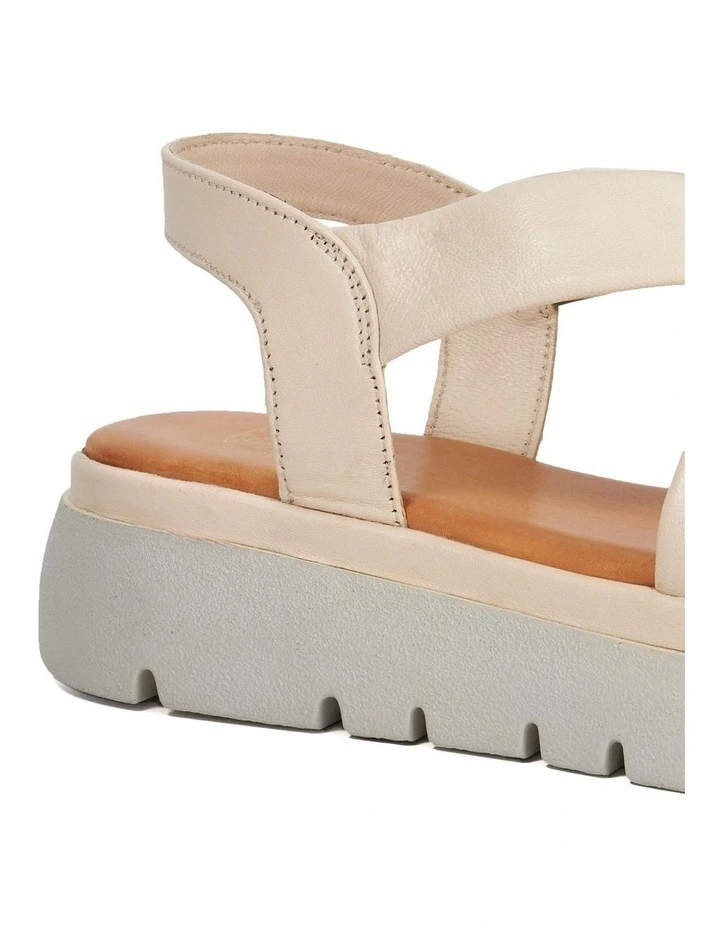 Lounge Flatform Sandals in Ecru image 5