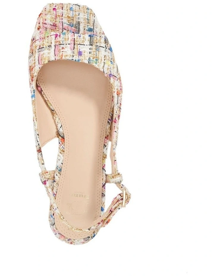 Hamptonns Slingback Flat Shoe in Multi image 3