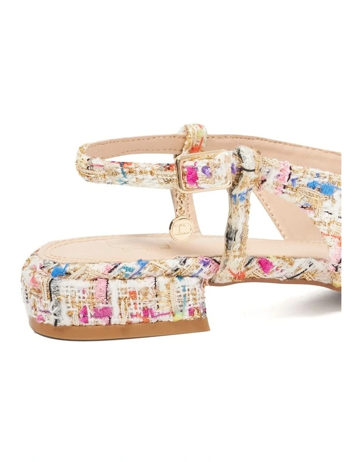 Hamptonns Slingback Flat Shoe in Multi image 5