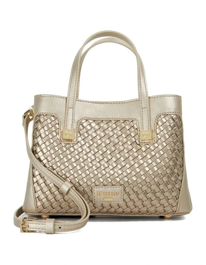 Deavie Mini Tote In Gold image 1