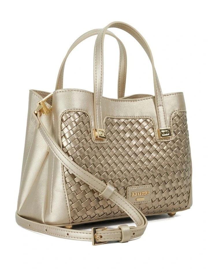 Deavie Mini Tote In Gold image 2