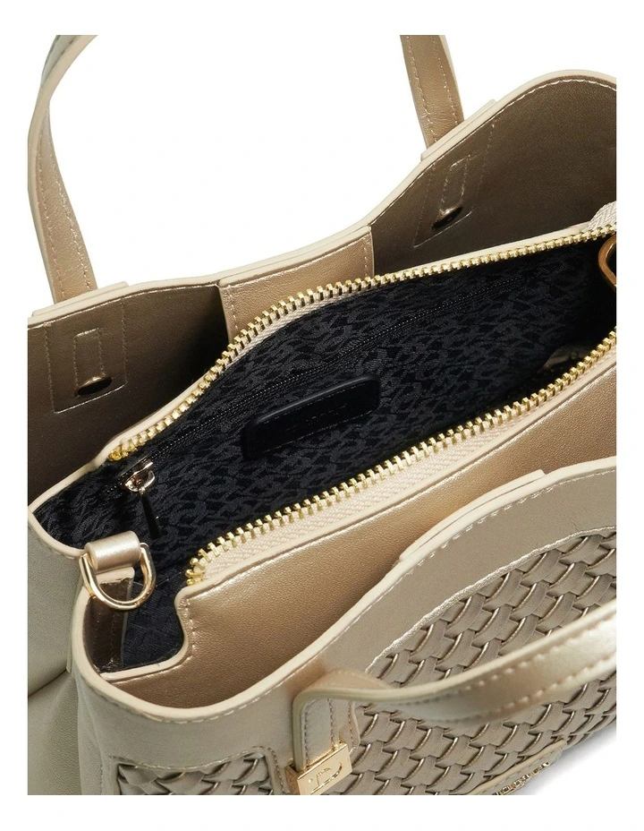 Deavie Mini Tote In Gold image 3