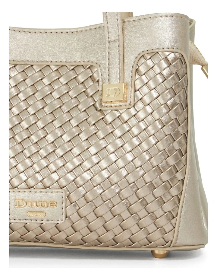 Deavie Mini Tote In Gold image 5