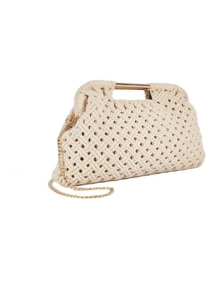 Elsabeth Clutch In Cream image 3