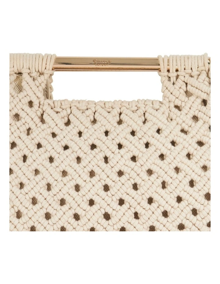 Elsabeth Clutch In Cream image 6