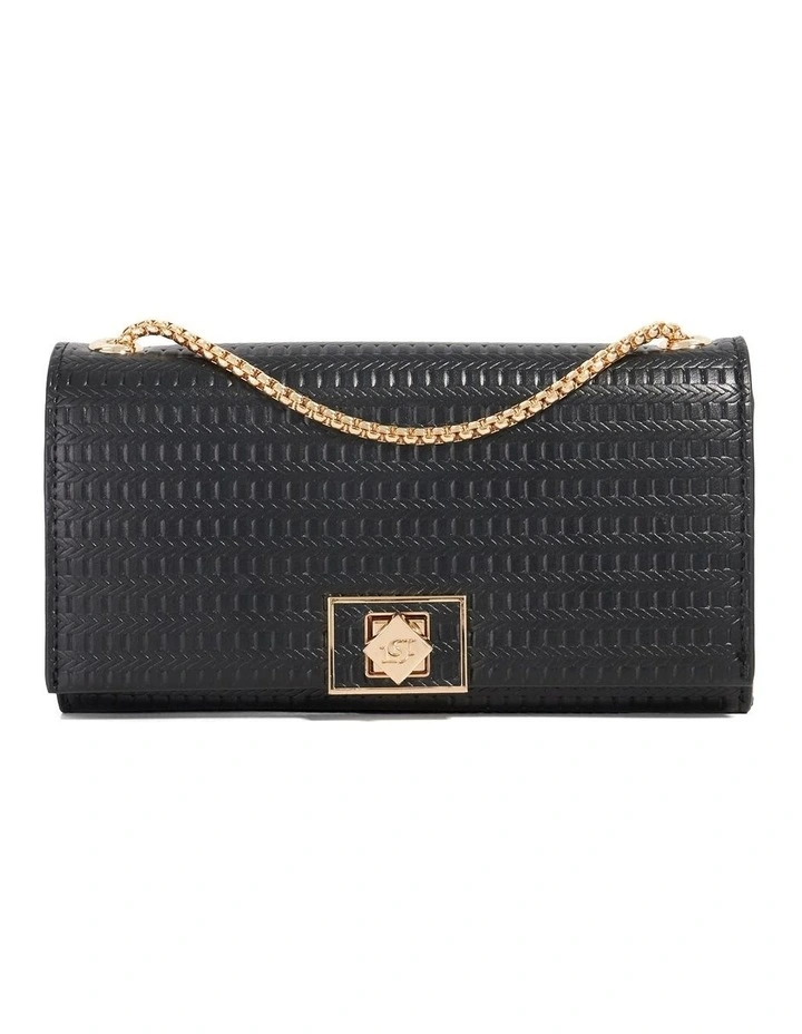Serenities Crossbody Clutch In Black image 1