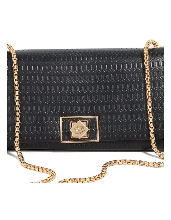 Serenities Crossbody Clutch In Black image 6