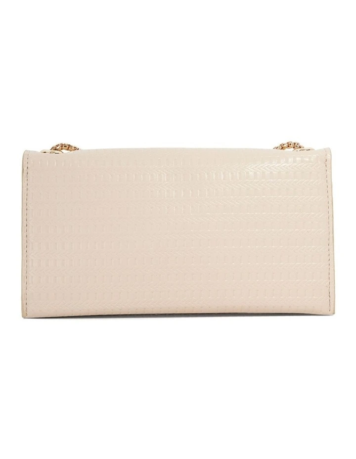 Serenities Crossbody Clutch In Ecru image 4