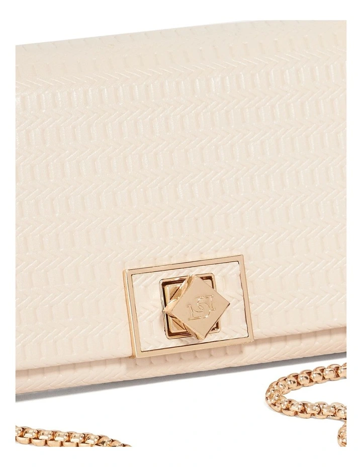 Serenities Crossbody Clutch In Ecru image 5