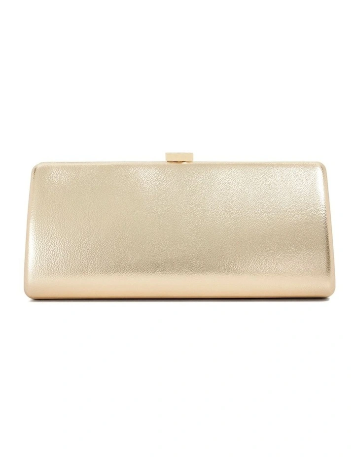 Belinda Tear Drop Clutch In Gold image 5