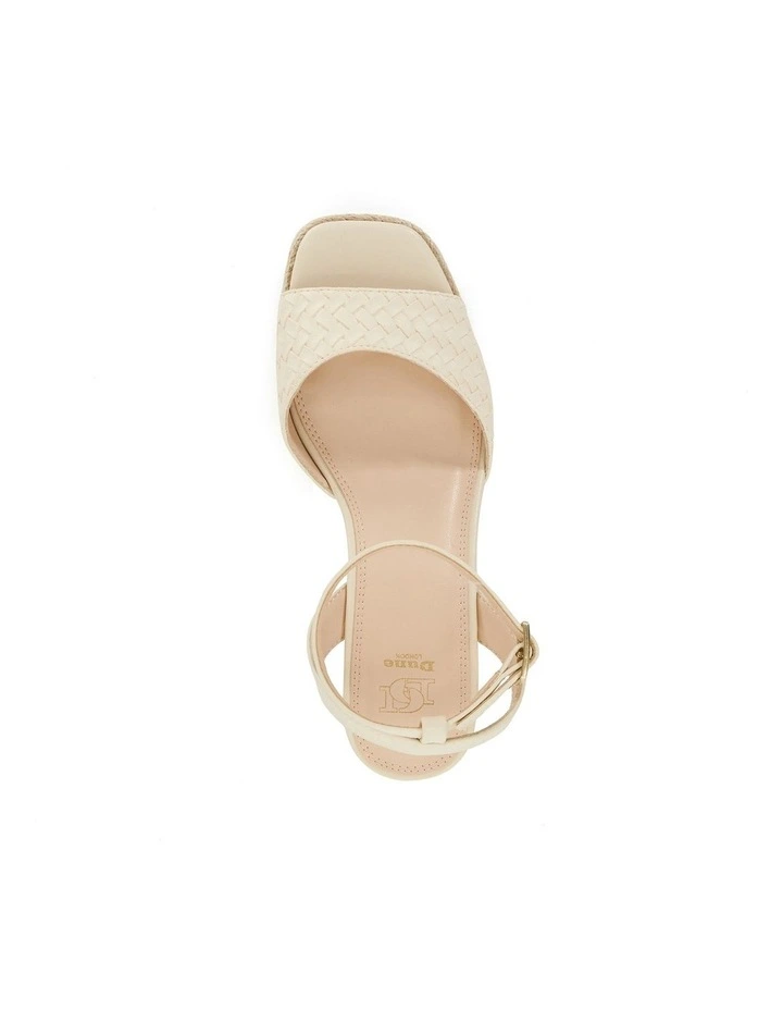 Kerries Wedge Sandal in Cream image 3