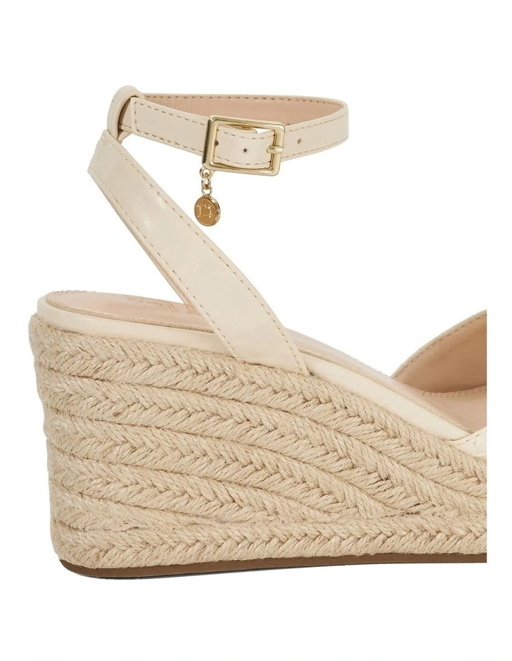 Kerries Wedge Sandal in Cream image 5